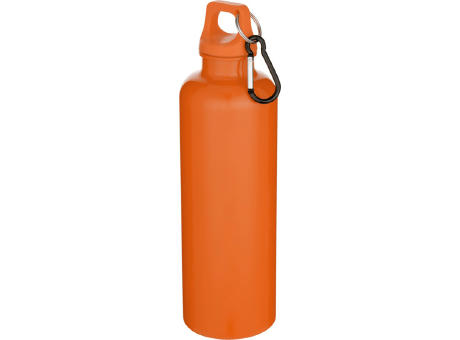 Botella de 750 ml con mosquetón en color liso de plástico reciclado con certificado RCS Oregon  