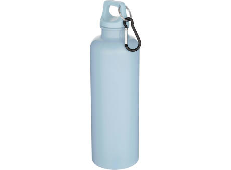 Botella de 750 ml con mosquetón en color liso de plástico reciclado con certificado RCS Oregon  