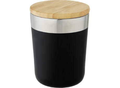Vaso de 330 ml de acero inoxidable con aislamiento al vacío de cobre y tapa de bambú Lagan