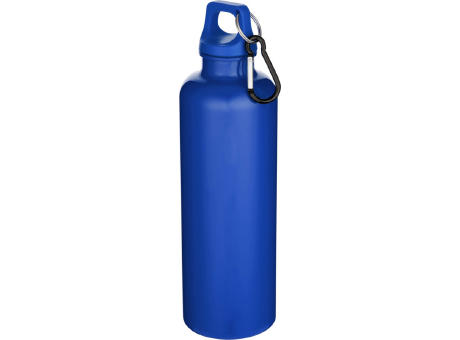 Botella de 750 ml con mosquetón en color liso de plástico reciclado con certificado RCS Oregon  