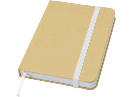 Libreta de tapa dura A6 de material reciclado con páginas lisas Reed