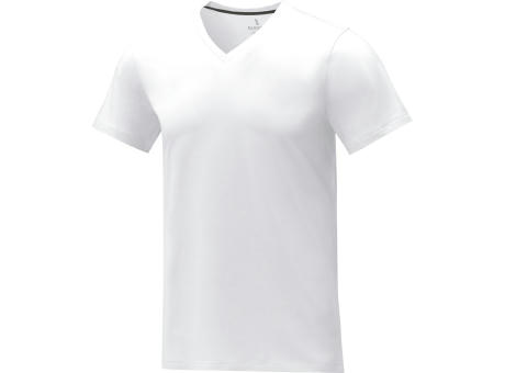 Camiseta de manga corta y cuello en V para hombre 