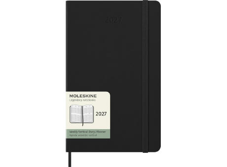 Agenda vertical L de 12 meses con tapa dura Moleskine