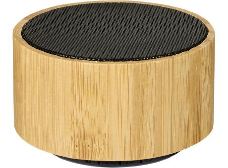 Altavoz Bluetooth® de bambú Cosmos