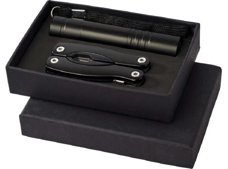 Set de cuchillo multiusos y linterna Scout