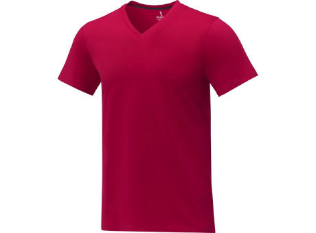 Camiseta de manga corta y cuello en V para hombre 
