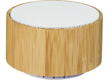 Altavoz Bluetooth® de bambú Cosmos
