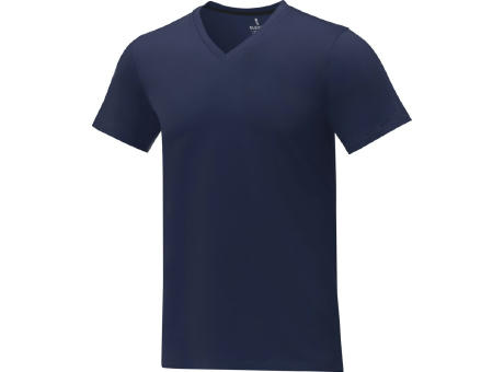 Camiseta de manga corta y cuello en V para hombre 