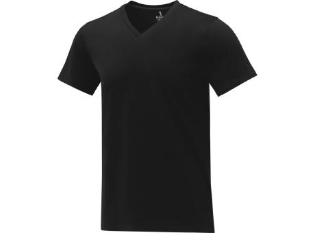Camiseta de manga corta y cuello en V para hombre 