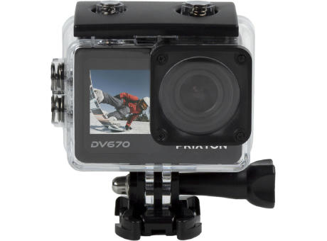Cámara de acción con doble pantalla 4K Prixton DV670
