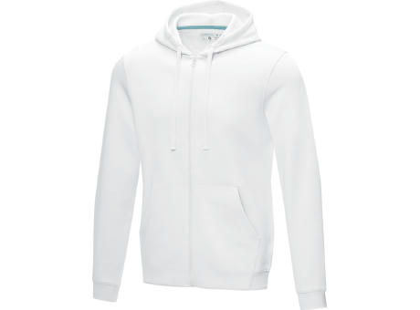 Sudadera con capucha y cremallera completa de orgánico para hombre 