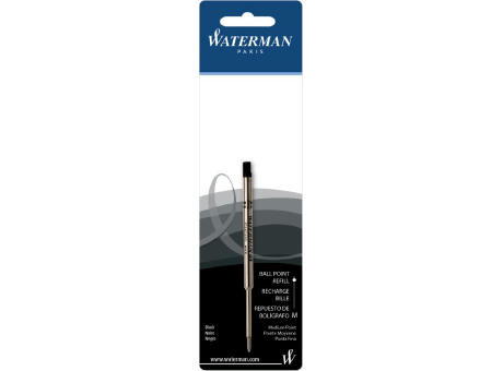 Waterman recambio de bolígrafo (tinta negra)