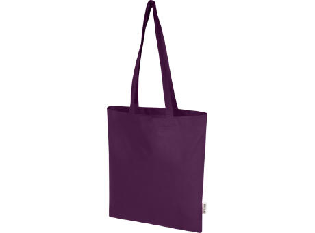 Bolsa Tote de 7 L de algodón reciclado de 140 g/m² con certificado GRS Madras Blend