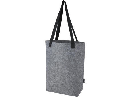 Bolsa Tote de fieltro reciclado GRS con fondo ancho de 12 L Felta