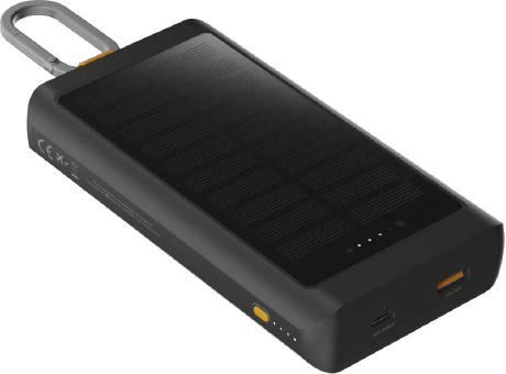 Batería externa solar de 10 000 mAh y 15 W con luz Xtorm XG2S101 Go2