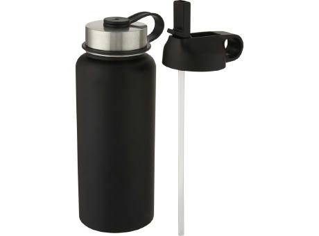 Bidón deportivo con aislamiento de cobre al vacío de 1 l con 2 tapas Supra