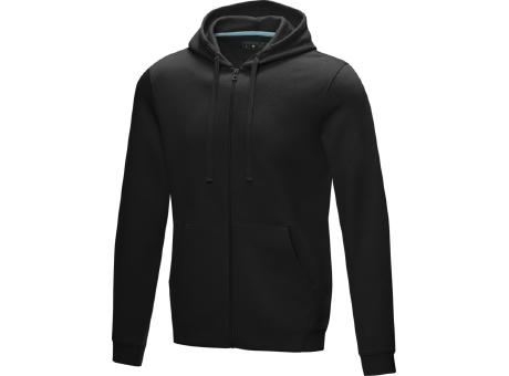 Sudadera con capucha y cremallera completa de orgánico para hombre 