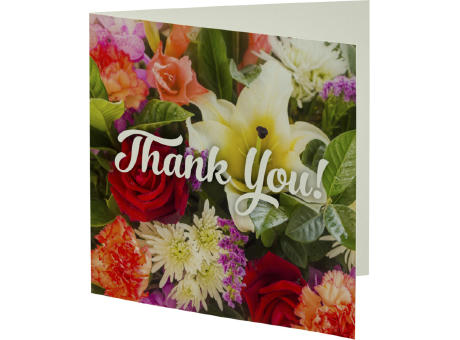 Tarjeta de felicitación cuadrada Herald