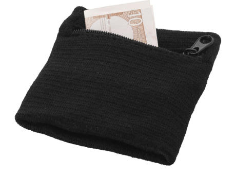 Muñequera absorbente con bolsillo cremallera Brisky