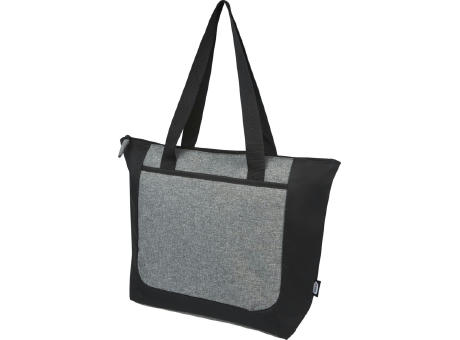 Bolsa Tote reciclada GRS en dos tonos con cremallera de 15 L 