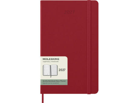 Planificador semanal L con tapa dura de 12 meses Moleskine