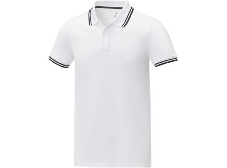 Polo de manga corta con ribete para hombre de 200 g/m² Amarago
