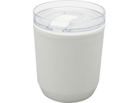 Vaso de doble pared de plástico reciclado de 180 ml Hudson
