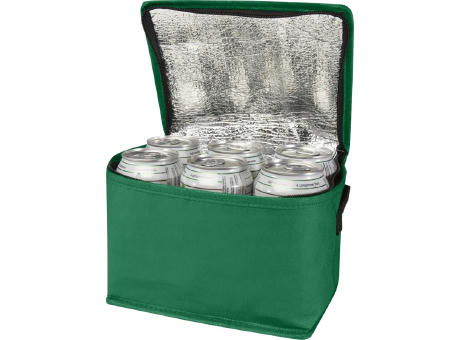 Bolsa isotérmica para 6 latas no tejida de material reciclado GRS de 4 L Spectrum
