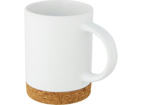 Taza de cerámica de 425 ml con base de corcho Neiva