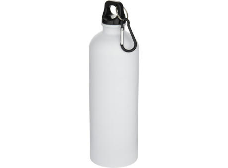 Botella de 750 ml de acero inoxidable mate reciclado con certificado RCS con mosquetón Oregon