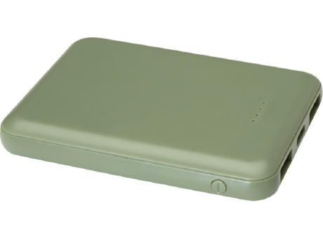 Batería externa tipo C de plástico reciclado de 5000 mAh Asama