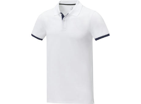 Polo de manga corta de dos tonos para hombre de 200 g/m² 