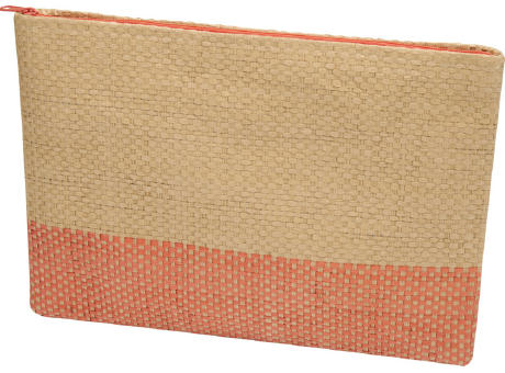 Neceser con cremallera de papel de paja Rhythm, 3 litros