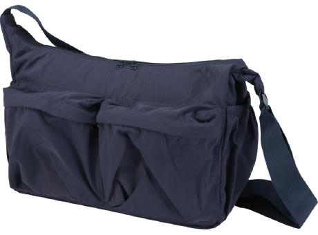 Bolso bandolera para portátil Calli de 33 cm de GRS, de nailon reciclado