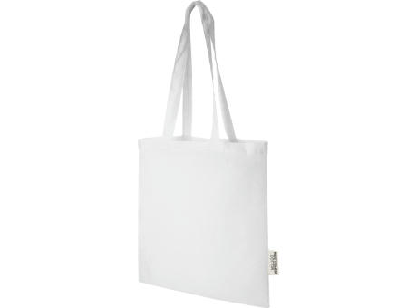 Bolsa Tote de algodón reciclado GRS de 140 g/m2 de 7 L Madras
