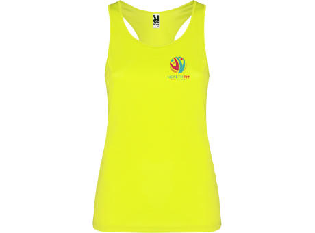 Camiseta deportiva sin mangas para mujer de 140 g/m² Shura
