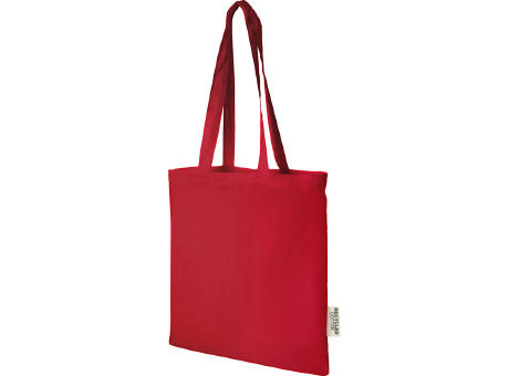 Bolsa Tote de algodón reciclado GRS de 140 g/m2 de 7 L Madras