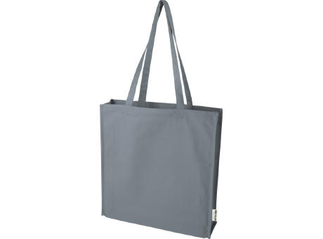 Bolsa Tote algodón reciclado 100% GRS con refuerzos de 270 g/m² Florida 14L