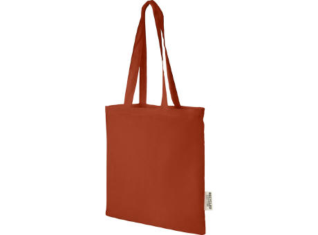 Bolsa Tote de algodón reciclado GRS de 140 g/m2 de 7 L Madras