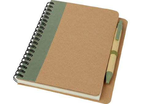 Libreta de papel reciclado con bolígrafo Priestly