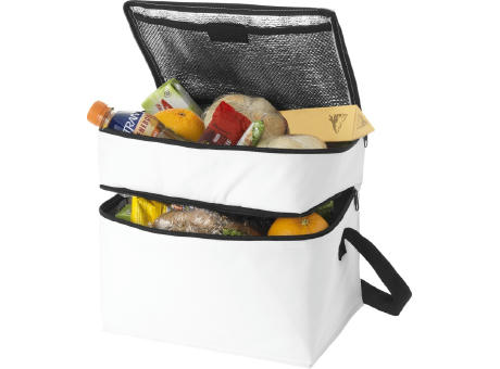 Bolsa isotérmica de 2 compartimentos con cremallera Oslo