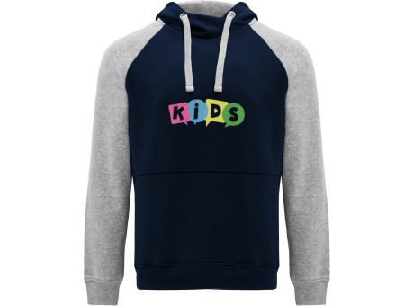 Sudadera con capucha bicolor infantil de 280 g/m² Badet