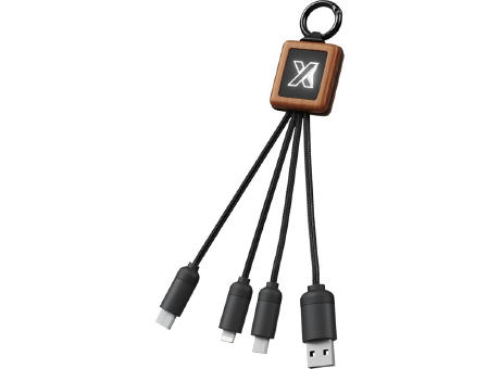 SCX.design Cable de madera de 20 W FSC fácil de usar C-19