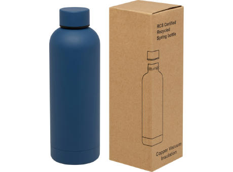 Bidón con aislamiento de cobre de 500 ml de acero inóxidable reciclado con certificado RCS Spring