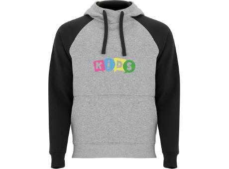 Sudadera con capucha bicolor infantil de 280 g/m² Badet