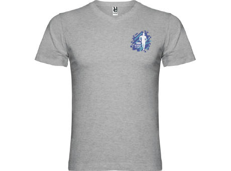 Camiseta de cuello de pico de manga corta para hombre de 155 g/m² Samoyedo