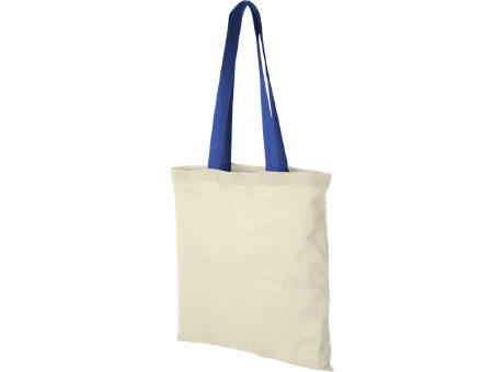 Bolsa Tote de algodón 100 g/m² con asas largas contrastadas Nevada
