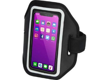 Pulsera smartphone reflectante con funda transparente Haile