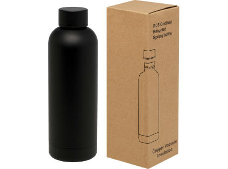 Bidón con aislamiento de cobre de 500 ml de acero inóxidable reciclado con certificado RCS Spring
