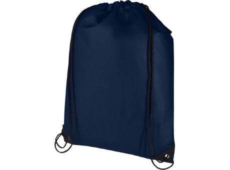Bolsa de tela sin tejer de material reciclado GRS con cordón de 5 l Evergreen